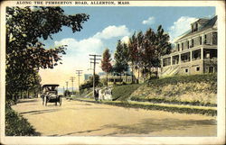 Along the Pemberton Road Allerton, MA Postcard Postcard Postcard