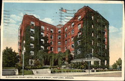 Alexandra Court Hotel Portland, OR Postcard Postcard Postcard