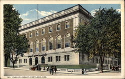 Public Library Postcard