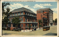 Southern Club, Athletic Club and Y.M.C.A. Postcard