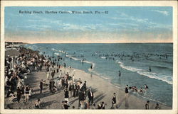 Bathing Beach, Hardies Casino Postcard