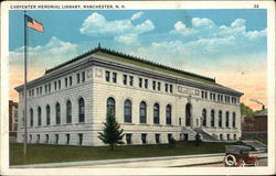 Carpenter Memorial Library Postcard