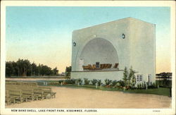 New Band Shell, Lake Front Park Kissimmee, FL Postcard Postcard Postcard