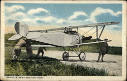 On a US Army Aviation Field Postcard Postcard Postcard