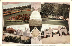 Union Printers' Home - Main Approach, Gateway, Tents and Grounds Colorado Springs, CO Postcard Postcard Postcard