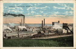 Solvay Process Works New York Postcard Postcard Postcard