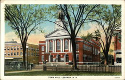 Town Hall Lebanon, NH Postcard Postcard Postcard