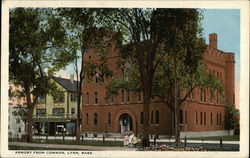 Armory From Common Lynn, MA Postcard Postcard Postcard