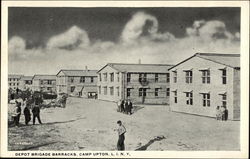 Depot Brigade Barracks Camp Upton, NY Postcard Postcard Postcard