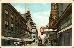 San Francisco's Famous Chinatown Postcard