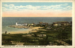 Annisquam Light and Cottages Gloucester, MA Postcard Postcard Postcard