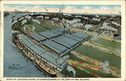 Public Cotton Warehouses and Terminal - Port of New Orleans Postcard