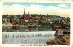 General View From Mason Street Bridge Postcard