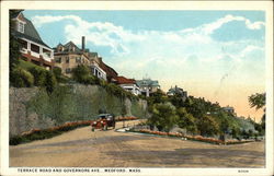 Terrace Road and Governors Ave. Medford, MA Postcard Postcard Postcard