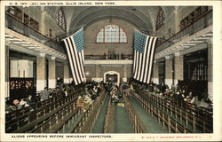 U.S. Immigration Station, Ellis Island Postcard