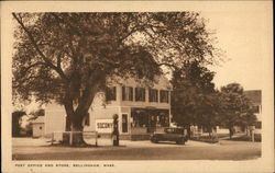 Post Office and Store Postcard