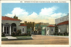 Entrance to the Mary Pickford Studios Hollywood, CA Postcard Postcard Postcard