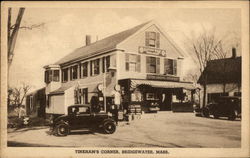 Tinkham's Corner Bridgewater, MA Postcard Postcard Postcard