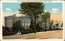 State Normal School and Training School Salem, MA Postcard Postcard Postcard