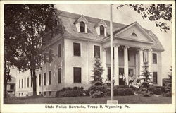 State Police Barracks, Troop B Wyoming, PA Postcard Postcard Postcard