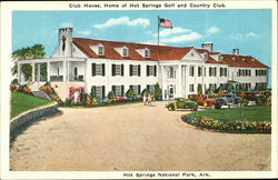 Hot Springs Golf and Country Club - Club House Postcard