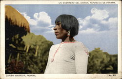 Darien Warrior Panama Postcard Postcard Postcard