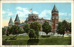 Holy Cross College Worcester, MA Postcard Postcard Postcard