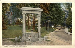 Wells Fountain Postcard