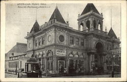 American Music Hall Rockaway Beach, NY Postcard Postcard Postcard