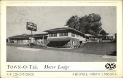 Town-O-Tel Motor Lodge Postcard