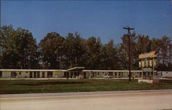 View of Pilgrim Motel Postcard