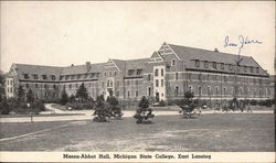 Mason-Abbott Hall, Michigan State College East Lansing, MI Postcard Postcard Postcard