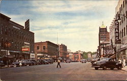 Main Street Looking North Nashua, NH Postcard Postcard Postcard