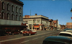 Scene Looking North on Main St. Mishawaka, IN Postcard Postcard Postcard