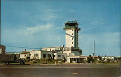 Base Operations Building and Tower Postcard