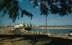 Entrance to Beach Postcard