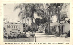 Spinning Wheel Motel Postcard