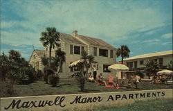 Maxwell Manor Apartments Daytona Beach, FL Postcard Postcard Postcard