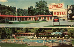 Banner Motel and Pool Area Binghamton, NY Postcard Postcard Postcard