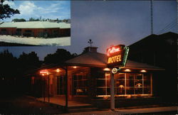 The Colton Motel, the Place of Distinction Postcard