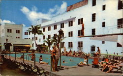 Pool View at President Madison Miami Beach, FL Postcard Postcard Postcard