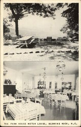 The Farm House Motor Lodge Postcard