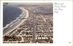 Mission and Pacific Beach Postcard