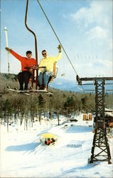 Spruce Peak Double Chair Lift Postcard