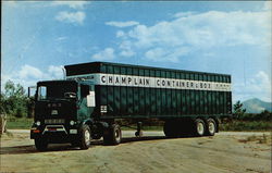 Champlain Container & Box Corp. Truck Burlington, VT Postcard Postcard Postcard