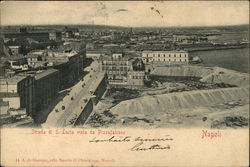 Strada di Santa Lucia from Pizzafalcone Postcard