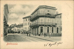 Street Scene Postcard