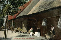 Greetings from The Spreewald Germany Postcard Postcard