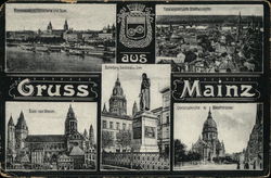 Greetings from Mainz Germany Postcard Postcard