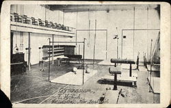 Gymnasium, YMCA Wellington, New Zealand Postcard Postcard